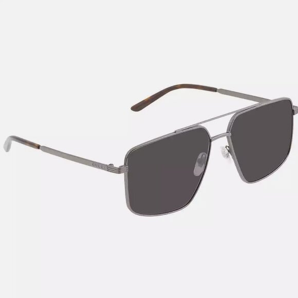 Gucci Grey Pilot Men's Sunglasses - Picture 1 of 4